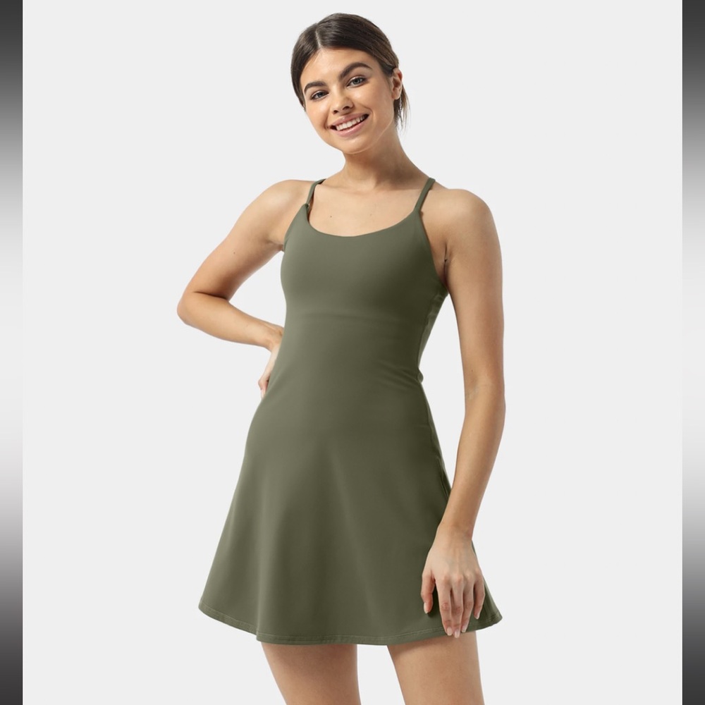 Softlyzero Plush Backless Active Dress- S